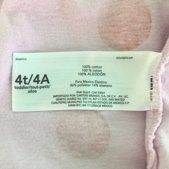 🍓 Pink Strawberry Top with Keyhole Back by Carter’s 🍓 - Picture 5 of 9